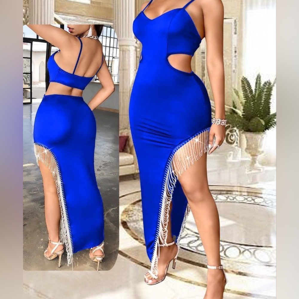 BLUE SEXY DRESS